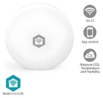 Nedis WIFISA11CWT biela / Monitor kvality ovzdušia / Wi-Fi / CO2 / teplota / vlhkosť / SmartLife / Android iOS (WIFISA11CWT)