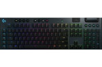 Logitech G915 Lightspeed CH čierna / bezdrôtová herná klávesnica / BT + USB Lightspeed / RGB podsvietenie / 1.8m microUSB (920-008905)