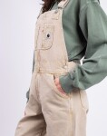 Carhartt WIP W' Bib Overall Straight Dusty H Brown chalk wash M
