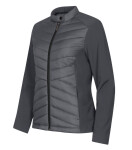 Cross hybridná bunda light anthracite L
