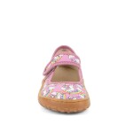 Dievčenské plátené barefoot balerínky CANVAS BALETTY WHITE/PINK FRODDO G1700437-3 - 25