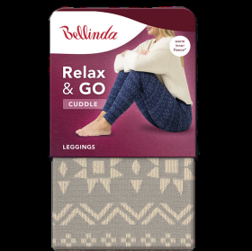 Dámske zimné legíny RELAX & GO CUDDLE LEGGINGS - BELLINDA - sivé S