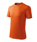 Ťažké unisex tričko oranžové S