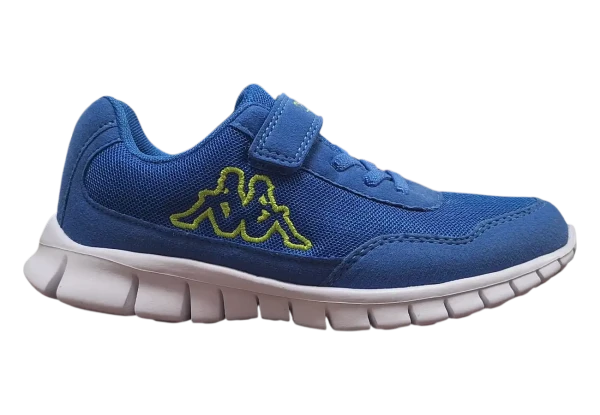 Kappa 95K0093002 Detské tenisky royal / lime 30