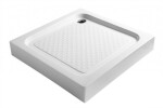 AQUALINE - Sprchová samonosná vanička akrylátová, štvorec 90x90x15cm BTTQ90