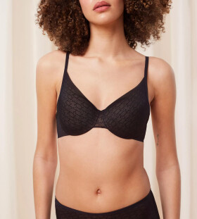 Dámska podprsenka Signature Sheer WHP EX - BLACK - čierna 0004 - TRIUMPH BLACK 90D