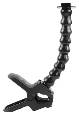 Puluz PU740B čierna / Nastaviteľný držiak so svorkou / Pre akčné kamery a telefóny / Flexibilné rameno (PU740B)