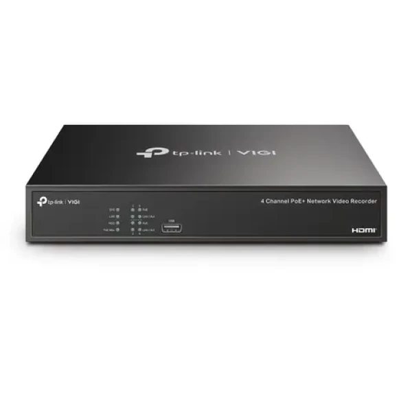 TP-LINK VIGI NVR1004H-4P / NVR / 4 kanály / HDMI / LAN / VGA / 2x USB (VIGI NVR1004H-4P-2TB)