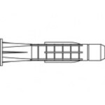 TOOLCRAFT hmoždinka 52 mm TO-5455119 100 ks; TO-5455119