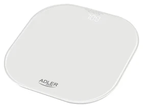 Adler AD 8188 biela / Osobná váha / do 180 kg / LED displej / tvrdené sklo / 3x AAA (AD 8188)
