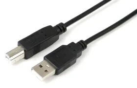 MicroConnect USB 2.0 AB 0,3 m čierna / USB kábel / USB-A / USB-B / 480 Mbit/s (USBAB03B)