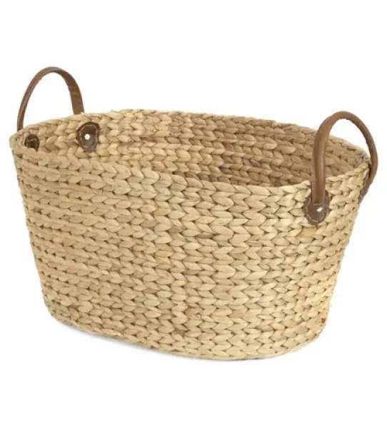 Compactor Belize L Ručne pletený kôš na bielizeň z vodného hyacintu / 65 x 45 x 37 cm (3370910073591)