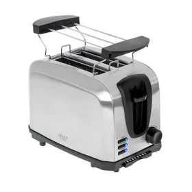 Adler AD 3222 strieborná / Toaster / 1000W / 2 toasty / STOP REHEAT DEFROST (AD 3222)