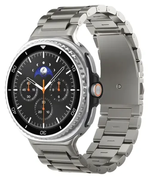 Spigen Modern Fit Titanium prírodne titánová / Remienok / Samsung Galaxy Watch 8 46mm/44mm/40mm (AMP10122)