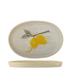 Bloomingville Keramický servírovací tanier Hadden Yellow 36 cm