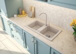 DEANTE DEANTE - Zorba beige - Granitový drez, 2 - bowl ZQZ_5203