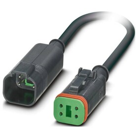 Phoenix Contact SAC-4P-DTMS/ 3,0-PUR/DTFS kábel pre senzor/aktor, 1415025, piny: 4, 3 m, 1 ks; 1415025