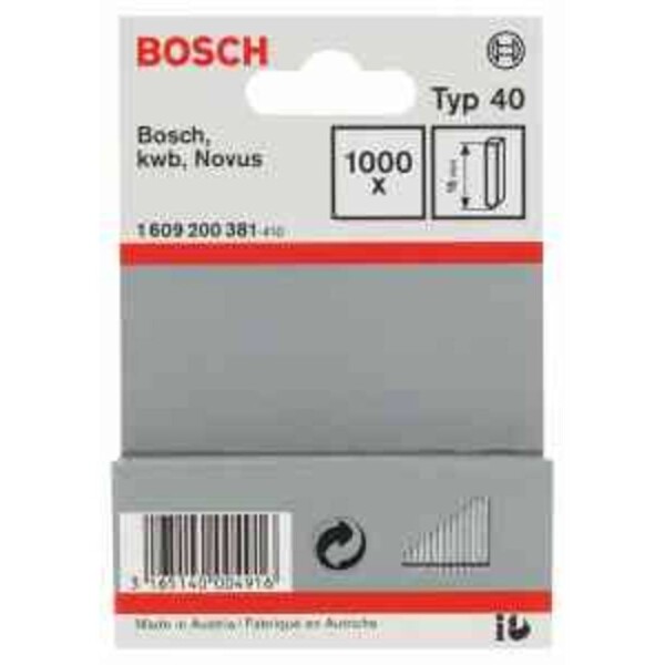 Piny, typ 40 1000 ks Bosch Accessories 1609200381; 1609200381