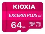 KIOXIA Exceria PLUS 64GB / Pamäťová karta / microSDXC (LMPL2M064GG2)