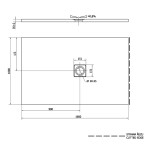 POLYSAN - FLEXIA sprchová vanička z liateho mramoru s možnosťou úpravy rozmeru 160x100cm 72920