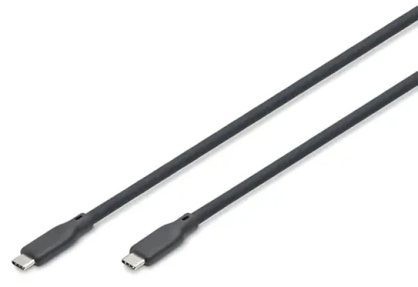 Digitus USB4 Gen 2x2 čierna / Kábel / USB-C na USB-C / 20 Gbps / PD 240 W / 2 m (AK-300344-020-S)