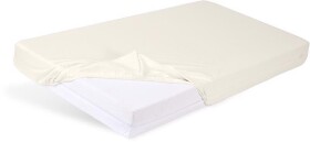 BABYMATEX Plachta ochranná s gumičkou Bamboo svetlá béžová 60x120 cm