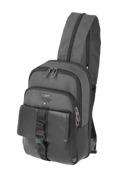 Batoh sling Aeronautica Militare Typhoon AM-591-13 šedá 7 L