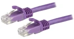 StarTech CAT6 Snagless purpurová / Sieťový kábel / 1,5 m / RJ-45 / PoE / 24 AWG (N6PATC150CMPL)