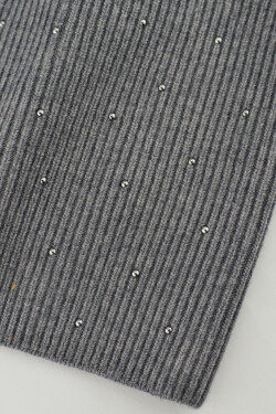 DÁMSKA ČIAPKA S MODALOVÝMI FLITRAMI CZ104 šedá 54-58