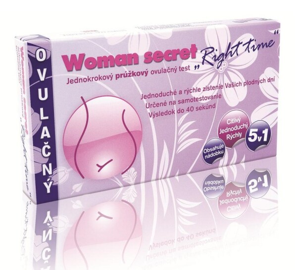 Woman secret RIGHT TIME ovulačný test