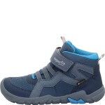 Chlapčenská celoročná barefoot obuv Superfit TRACE GTX Blue/Turquoise 1-006034-8020 - 28