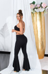 Sexy Koucla Musthave flared pants with slit black