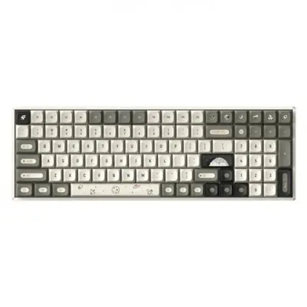 IQUNIX F97 Hitchhiker Wireless Gaming / Herná klávesnica / Bezdrôtová / RGB / Moonstone Switche (0683132617065)
