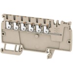 Weidmüller 2503910000 priechodná svorka 3.5 mm pružinová svorka sivá 50 ks; 2503910000