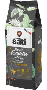 Les Cafés Sati Heure Exquise 500 g / Zrnková káva / 100% Arabica (100002128217)