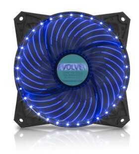 EVOLVEO ventilátor 120mm LED 33 bodov modrý (FAN12BL33)