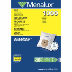 Menalux 1000 Vrecká do vysávača / pre vysávače AEG amp; Electrolux / 5ks + filter (900196132)