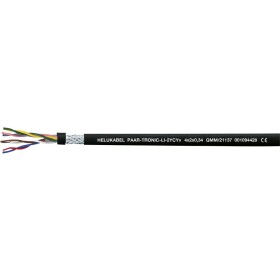 HELU 21142-500 dátový kábel Li-2YCYv 3 x 2 x 0.5 mm² čierna 500 m; 21142-500