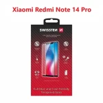 Swissten FULL GLUE COLOR FRAME CASE FRIENDLY sklo pre XIAOMI REDMI NOTE 14 PRE 5G čierna (54501879)