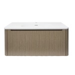 Kúpeľňová skrinka s umývadlom Naturel Austen 119x47,5x45 cm light pine mat AUSTEN120LP AUSTEN120LP