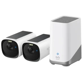 Anker Eufy E40 2K biela / Vonkajšia kamera so solárnym nabíjaním / sada 2ks + jednotka HomeBase 2 (E8144321)