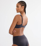 TRUE SHAPE SENSATION - Minimalizačná podprsenka: zmenší poprsie o 1 košíček Triumph INK GRAY 70E