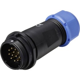 Weipu SP2111 / P 12 II guľatý faston, 1 ks; SP2111 / P 12 II