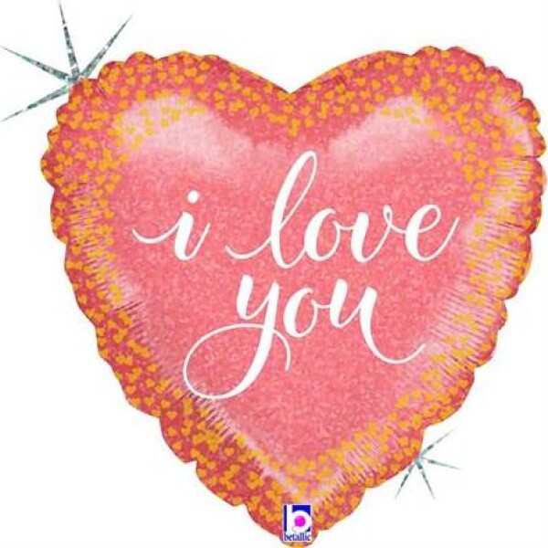 Nafukovací balónik srdce I love you 46 cm - Grabo