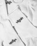 Vilgain Organic Logotype Crew Socks – 39 - 42 3 páry Natural White