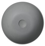 SAPHO - FORMIGO betónové umývadlo na dosku, primere 39cm, šedá mat FG317