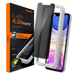 Spigen AlignMaster Privacy ochranné sklo pre Apple iPhone 11 (AGL00103)