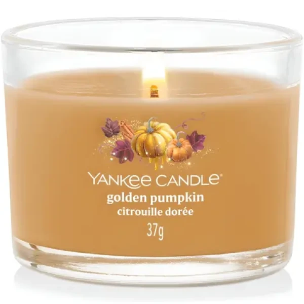 Yankee Candle votívna sviečka plnená v skle Golden Pumpkin (5038581166766)