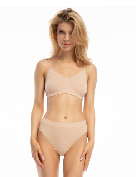 Julimex Bambusová podprsenka S-2XL Béžová XXL