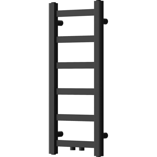 MEXEN - Bolt vykurovací rebrík/radiátor 700 x 300 mm, 141 W, čierna W126-0700-300-00-70